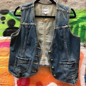 denim vest